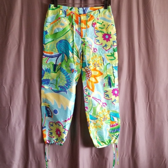 Ralph Lauren Black Label Pants - New! Ralph Lauren Black Label Silk Cargo Pants